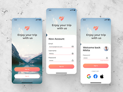 Daily UI Challenge #21 Registration