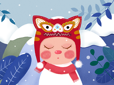 winter design illustration