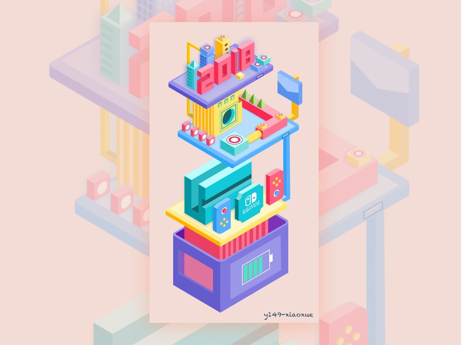 2018 game by Cher_lv on Dribbble