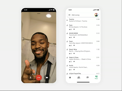 Google Hangouts New Feature Concept animation app concept design flat google hangouts interaction mobile ui ux video call