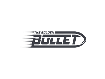 THE GOLDEN BULLET artismstudio artwork brand identity branding bullet business car clean creative gold graphic design gun illustrator logo luxury weapon