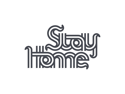 Stay Home artismstudio artwork brand identity business covid19 creative graphic design graphicdesign grid icon illustrator lettering lettermark lineart logo monoline simple stayathome stayhome workfromhome