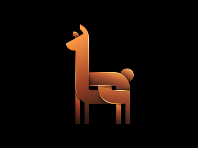 LLAMA or ALPACA? alpaca animal animal logo artwork brandidentity branding business color company creative gold graphic design illustration llama logo logos vector