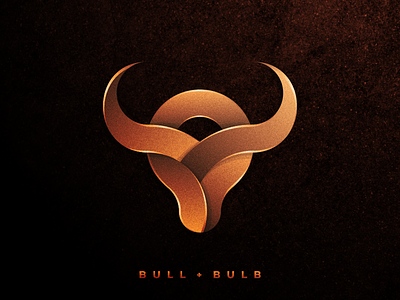 BULL + BULB artismstudio artwork brand identity branding buffalo bulbs business company creative graphic design horn illustration logo logos strong taurus vector