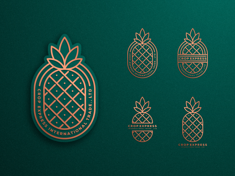 Pineapple ui icon artismstudio company business identity branding illustration vector logo luxury monoline lineart delivery vegetable fruit nanas pineapple