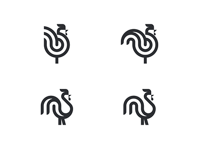 ROOSTER artismstudio artwork brand identity branding business company geometric grid illustration lineart logo monoline rooster rooster logo ui ux vector