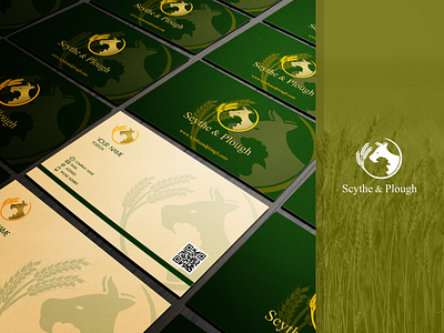 Scythe & Plough agricultural retail agriculture artwork brand identity business card coreldraw creative graphic design illustrator letter head logo photoshop