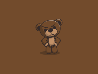 angry teddy bear
