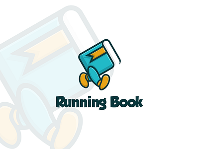 Running Book artwork book brand identity business card coreldraw creative graphic design icon illustrator letter head logo running