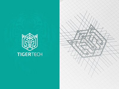 TigerTech artwork brand identity coreldraw creative graphic design illustrator logo photoshop tech