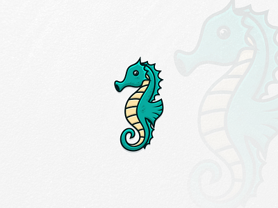 Seahorse artwork brand identity coreldraw creative forsale graphic design illustrator logo photoshop seahorse