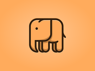 Simple Elephant artwork brand identity coreldraw creative elephant forsale graphic design illustrator logo photoshop