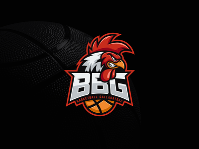 BBG artwork basketball brand identity coreldraw creative esport graphic design icon illustrator logo rooster tshirt