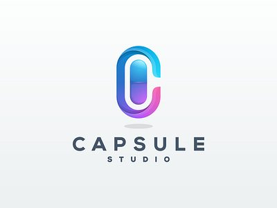 CAPSULE STUDIO 3d artwork brand identity business card capsule coreldraw creative graphic design illustrator logo