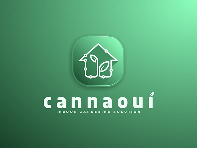 Cannaoui artwork brand identity coreldraw creative gardening graphic design icon illustrator logo photoshop technology tshirt