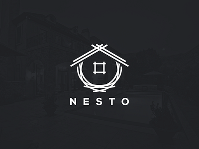 Nesto artwork brand identity coreldraw creative graphic design illustrator logo mortgage nest photoshop real estate tshirt