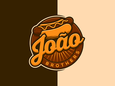 Joào Brothers artwork brand identity business card coreldraw creative fast food graphic design hot dog illustrator letter head restaurant