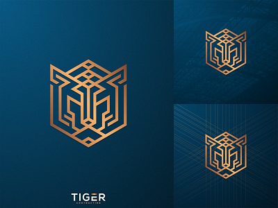 Luxury Tiger artwork brand identity contracting coreldraw creative graphic design icon illustrator logo luxury photoshop tiger