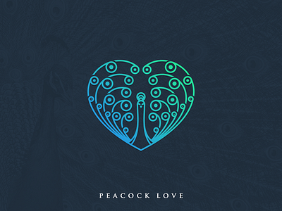 Peacock Love abstract artwork brand identity business card coreldraw creative graphic design illustrator letter head logo love peacock