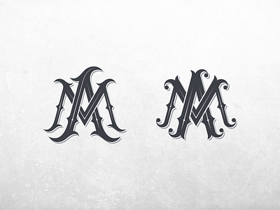 M+A Monogram Vol.2 artismdesign artwork brandidentity ghotic graphicdesign icon lettering logo luxury monogram