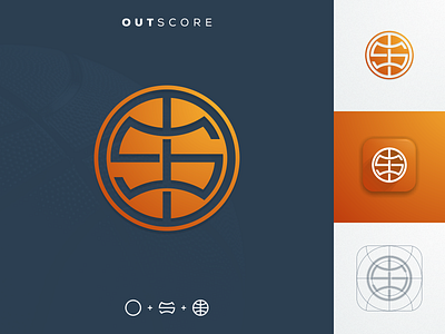 O + S + basketball app artismdesign artwork basketball branding conceptual creative graphicdesign grid logo