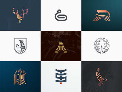 Best 9 shots of 2018 artismdesign branding goldenratio graphicdesign grid lineart logo logodesign luxurylogo monogram