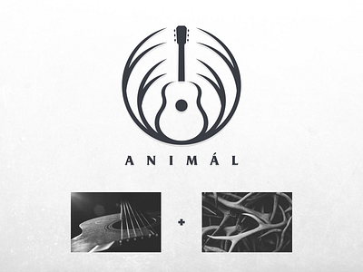 Antlers + Guitar antlers artismdesign artwork band branding creative graphicdesign guitar logo music