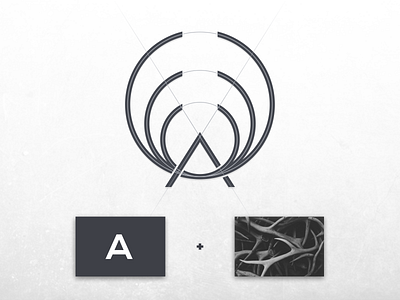 A  +  Antlers | using grid