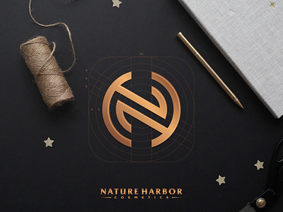 N + H Monogram Vol.2 artismdesign artwork branding creative graphicdesign grid lettering logo luxury monogram monoline simple