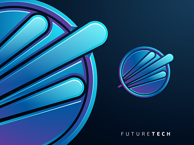 Future Tech artismdesign arwork branding colorful creative graphicdesign logo logo 3d simple tech techlogo technologies