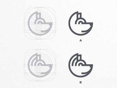 DOG | A or B? artismstudio artwork brand identity branding business company creative dog graphicdesign grid icon lineart logo logos monogram monoline pictoftheday simple ui