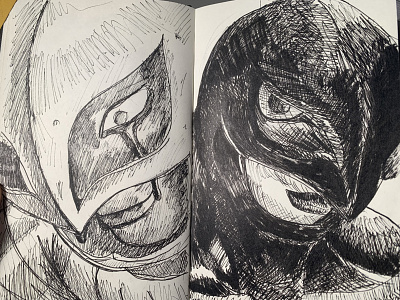 Griffith manga redrawn, sketch book