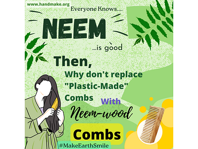 Eco-Friendly Neem products aesthetics animation business advertisements canva combs design graphic design illustration natural neem
