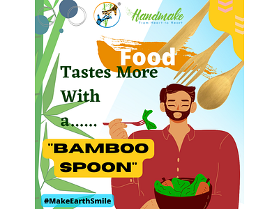 Tasty Food aesthetics animation bamboo business advertisements canva design eco friendly environment graphic design natural pure wood