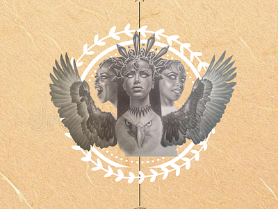 queen afr branding design graphic design illustration logo