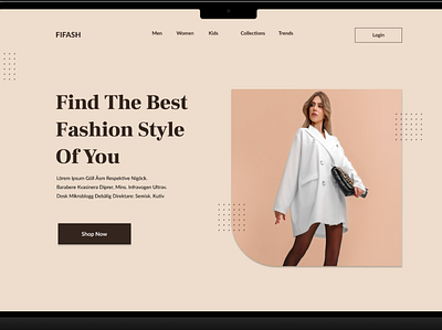 Fashion - Ecommerce Website app branding design illustration logo typography ui ux vector