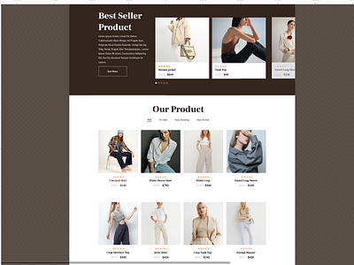 E-Commerce Fashion Website app branding design graphic design illustration logo typography ui ux vector