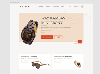 Titan watch website Design 3d animation app branding design graphic design illustration logo motion graphics typography ui ux vector