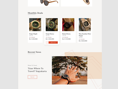 Titan Watch Website Design