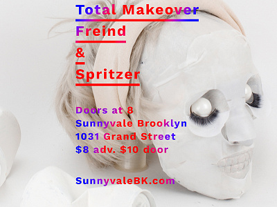 Total Makeover Colorz bandflyer creepy makeover skull