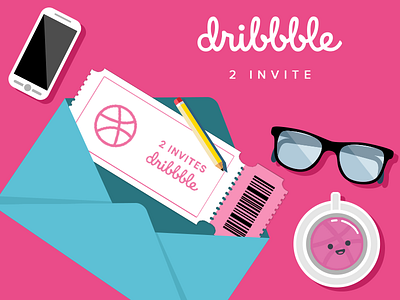 2 Dribbble Invites