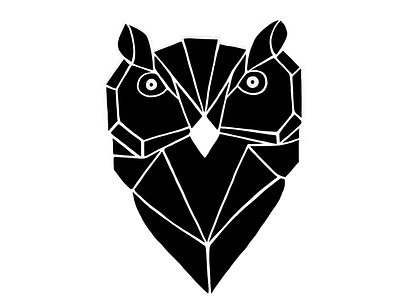 Geometric Owl Logo 🦉