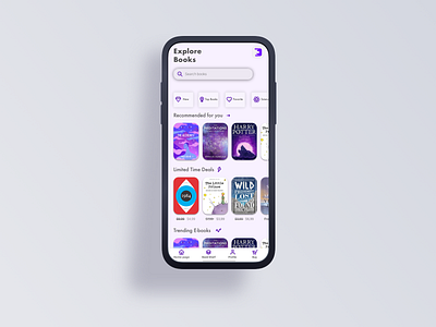 Bookstore 📚App Concept (Black Mockup)