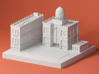 Islamic 3d landmarks