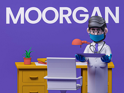 Moorgan Huge library of 3d characters