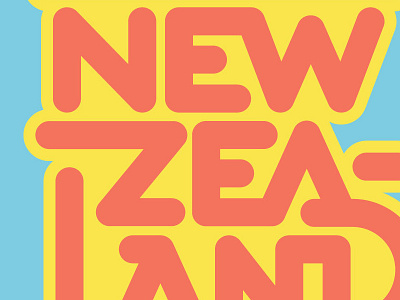 New Zealand Typography Design