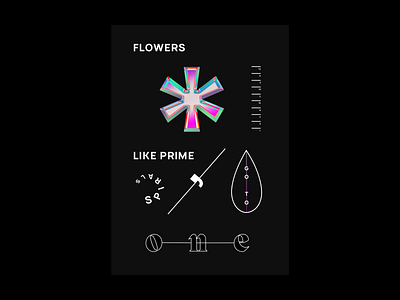 Prime Flowers abstract acid animation art branding business card debut design graphic design illustration logo monogram motion graphics poster poster design shot ui ux vector web design