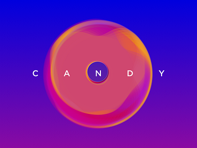 Candy abstract candy chocolate design logo minimal