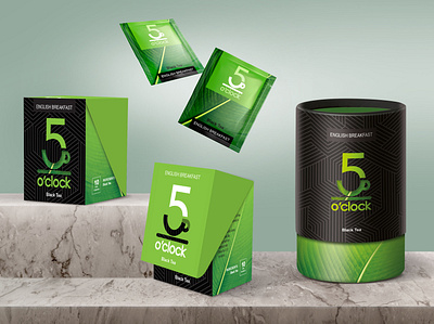 5 o'clock Tea Packaging branding design graphic design packaging design