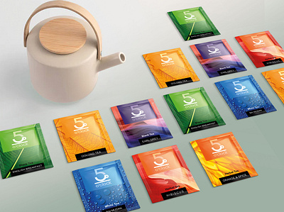 5 o'clock Tea Packaging branding design graphic design packaging design